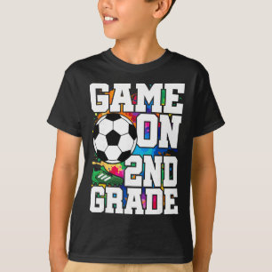 Soccer Game On 2nd Grade Ck To School Cute Sports T-Shirt