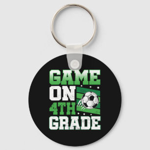 Soccer Game On 4th Grade Back To School Cute Sport Key Ring