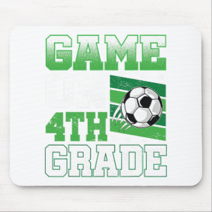 Soccer Game On 4th Grade Back To School Cute Sport Mouse Mat
