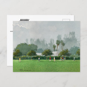 Soccer game Postcard 