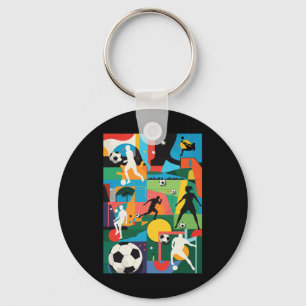 Soccer Game Team Coach Fans Free Kick Player Penal Key Ring