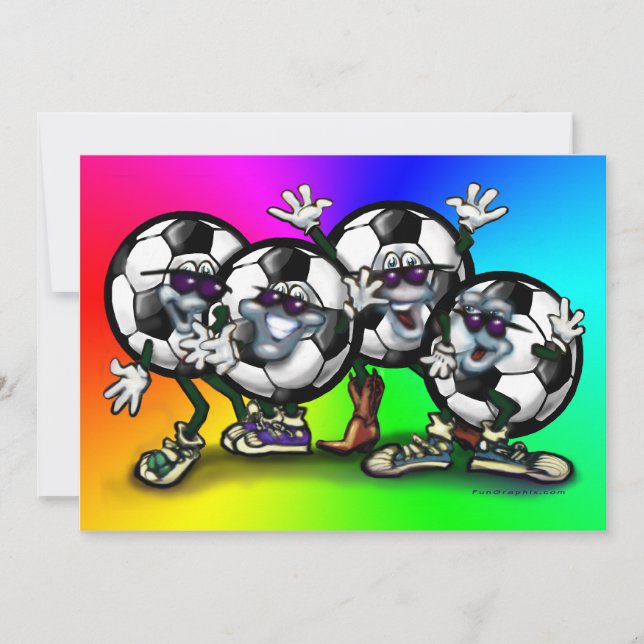Soccer Gang Rainbow Card (Front)