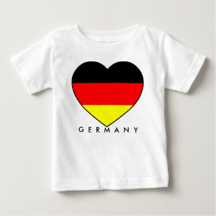 soccer Germany "Germany" Herz WM 2010 Baby T-Shirt