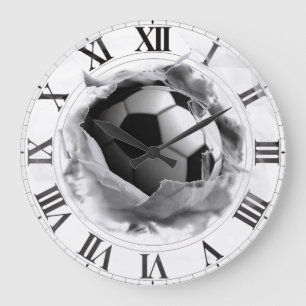 SOCCER GIFT IDEAS LARGE CLOCK