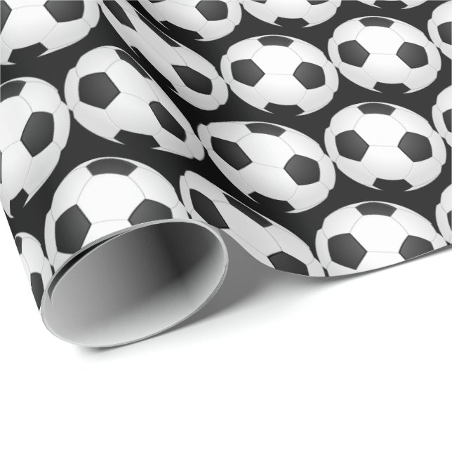 Soccer Gift Wrapping Paper (Roll Corner)