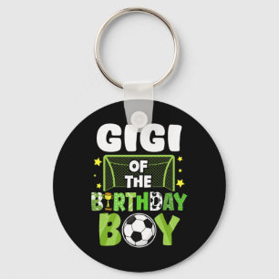 Soccer Gigi Birthday Boy Party Soccer Family Match Key Ring