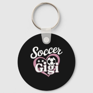 Soccer Gigi Cute Grandma Heart Footll Player Son S Key Ring