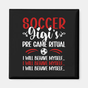 Soccer Gigi Funny Gigi Of A Soccer Player Gigi Magnet