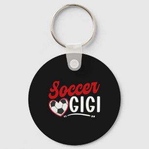 Soccer Gigi Heart Grandma Gigi Of A Soccer Player Key Ring