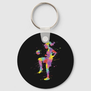 Soccer Girl _1 Key Ring