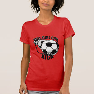 Soccer Girl Can Kick T-shirt