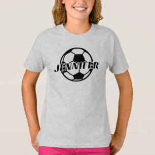 SOCCER GIRL CUSTOM NAME T-Shirt