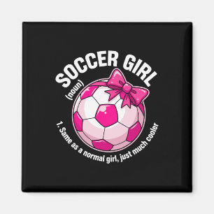 Soccer Girl Definition Magnet