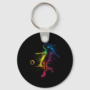 Soccer Girl Key Ring
