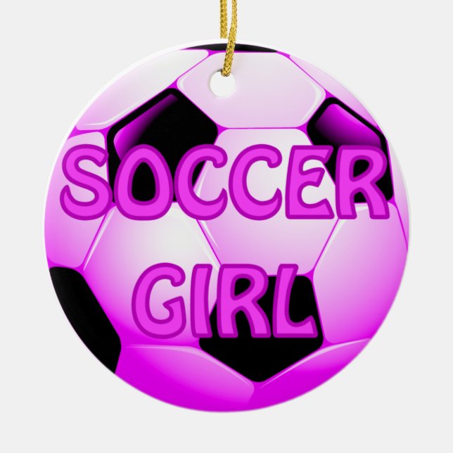 Soccer Girl Ornaments (Front)
