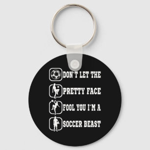 Soccer Girl Soccer Player Sports Fan Women Girls K Key Ring