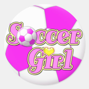 Soccer Girl Stickers