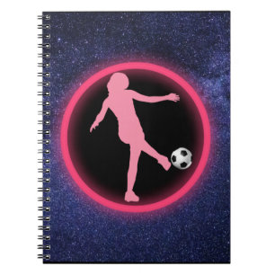 Soccer Girls Galaxy Notebook