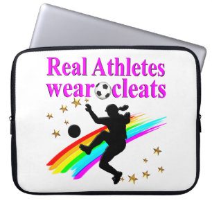 SOCCER GIRLS RULE THE WORLD LAPTOP SLEEVE