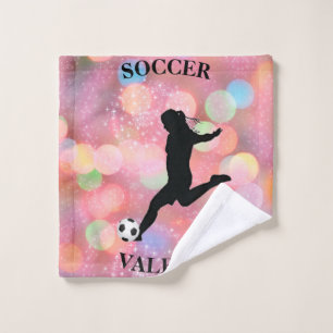 Soccer Girls  Wash Cloth