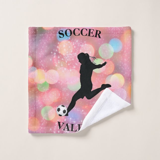 Soccer Girls  Wash Cloth (Wash Cloth)