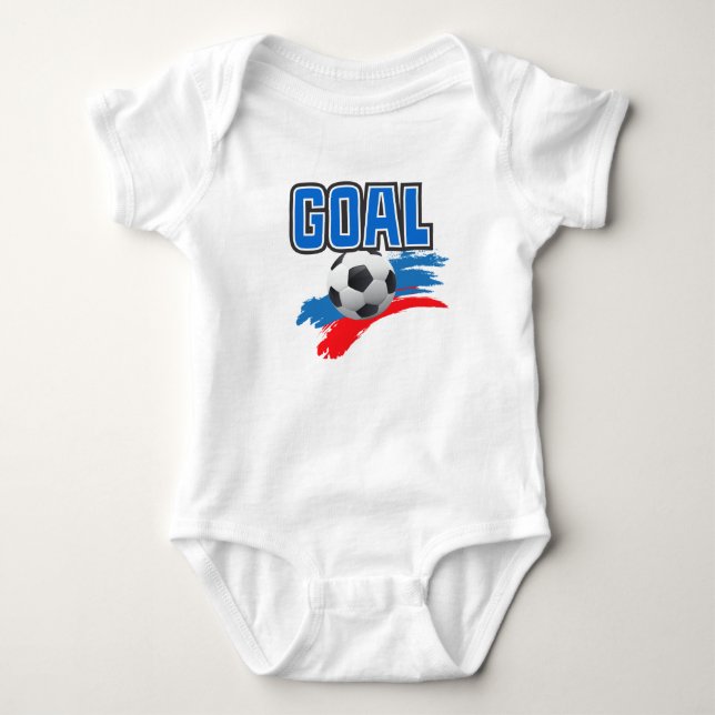 Soccer Goal  Baby Bodysuit (Front)