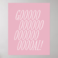 Soccer goal pink kids sports art