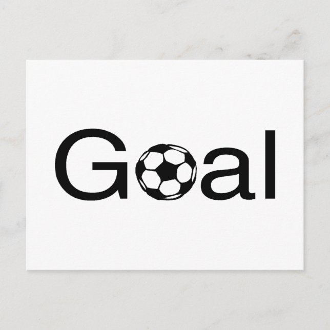 Soccer Goal Postcard (Front)