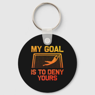 Soccer Goalie Art For Men Women Boys Girls Gag Soc Key Ring