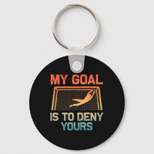 Soccer Goalie Art For Men Women Boys Girls Gag Soc Key Ring