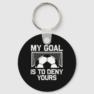 Soccer Goalie Art For Men Women Boys Girls Gag Soc Key Ring