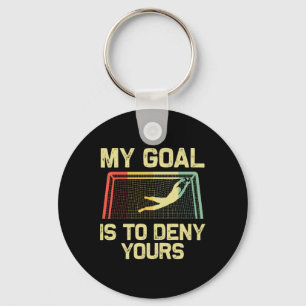 Soccer Goalie Art For Men Women Boys Girls Gag Soc Key Ring