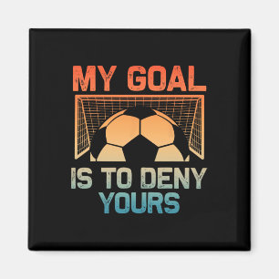 Soccer Goalie Art For Men Women Boys Girls Gag Soc Magnet