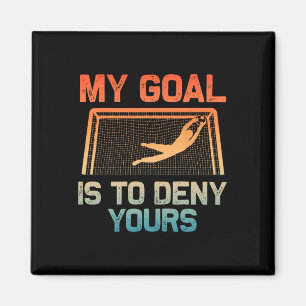 Soccer Goalie Art For Men Women Boys Girls Gag Soc Magnet