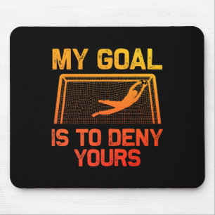 Soccer Goalie Art For Men Women Boys Girls Gag Soc Mouse Mat