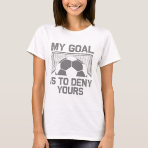 Soccer Goalie Art For Men Women Boys Girls Gag Soc T-Shirt