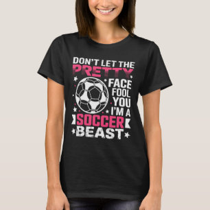 Soccer Goalie Art For Men Women Boys Girls Gag Soc T-Shirt