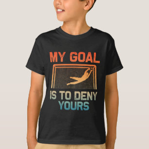 Soccer Goalie Art For Men Women Boys Girls Gag Soc T-Shirt