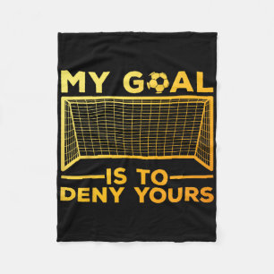 Soccer Goalie Design For Men Women Soccer Player G Fleece Blanket