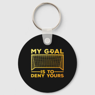 Soccer Goalie Design For Men Women Soccer Player G Key Ring