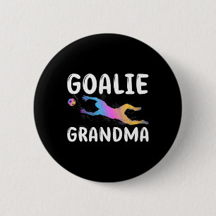 Soccer Goalie Grandma Of A Soccer Keeper Grandmoth 6 Cm Round Badge