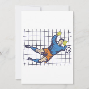 Soccer Goalie Invitation