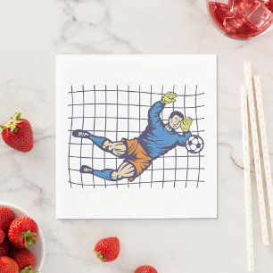 Soccer Goalie Napkin