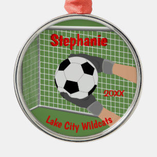 Soccer Goalie Personalised Ornament