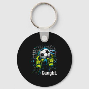 Soccer Goalie Tee Kids Boys - Myth Caught Dashing Key Ring