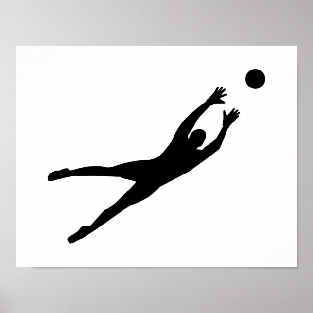 Soccer goalkeeper poster (Front)