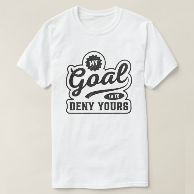 Soccer Goalkeeper T-Shirt (Design Front)