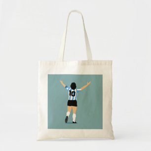 Soccer God The Greatest Of All Time Tote Bag