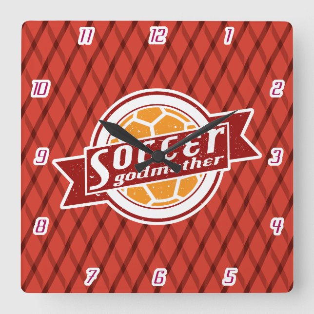 Soccer Godmother Clock (Front)