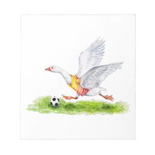 Soccer Goose Notepad